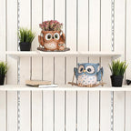 Swing Owl Hanging Planters for Indoor Plants, Cute Small Succulent Pots - Image 4