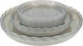 12Pcs Clear Plant Saucer, 6 8 10 Inch Durable Plastic Plant Tray, Round Plant by Lifecouldbesointeresting