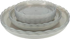 12Pcs Clear Plant Saucer, 6 8 10 Inch Durable Plastic Plant Tray, Round Plant by Lifecouldbesointeresting