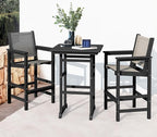 SERWALL Textilene Adirondack Bar Chairs Set of 2, Tall Adirondack Bar Height - Image 8