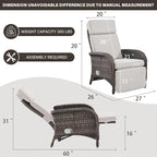 Belord Versatile Outdoor Recliner Chair - Image 2