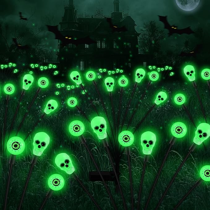 Solar Lights Outdoor, Halloween Decorations Outdoor, Scary Eyeball Lights by Unknown