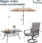 PHI VILLA 8 Piece Patio Dining Set - Image 8