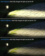 CLY 6 in 1 Solar Spot Lights Outdoor, 2700K Warm White Solar Spotlights - Image 4