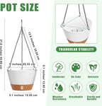 Amyhill 6 Pcs 8 Inch Hanging Planter - Image 2