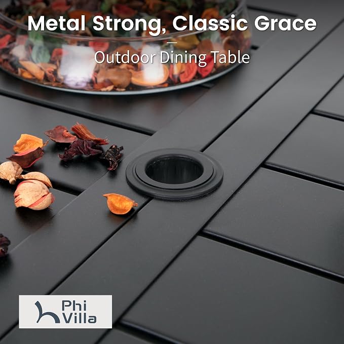 PHI VILLA 7 Piece Outdoor Dining Set - Image 3