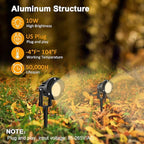 Romwish 120V LED Landscape Spotlights, 10W Outdoor Spotlights - Image 2