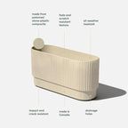 Veradek Demi Series Long Planter - Image 2