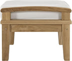 Modway EEI-1152-NAT-WHI-SET Marina Premium Grade A Teak Wood Outdoor Patio - Image 4