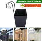 OGIMA 16-Inch Railing Planter Box, 3 Pack Large Hanging Planters - Image 3