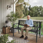 Outvita Outdoor Bench, Patio Bench - Image 9