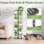 iDavosic.ly Plant Stand Indoor Outdoor, 7-Tier Tall Metal Flower Shelf - Image 7
