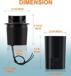 CLOUDY BAY 9W Well Lights Landscape LED In Ground Outdoor, Shielded Top - Image 8