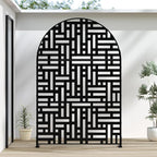 Casaphoria 72" H x 47" W Arched Metal Privacy Screen by Casaphoria