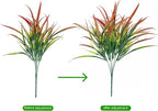 Ivydale 12Pcs Fake Plants Outdoor Artificial Plastic Grass Spring Decoration UV - Image 9