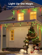 XMCOSY+ Smart Outdoor String Lights, 72.5Ft Patio Lights Waterproof, App Control - Image 3