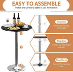 Shahoo Round Bar Table, Cocktail Table - Image 4