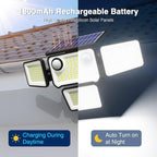 4500LM Solar Lights Outdoor Waterproof, 254 LED Solar Flood Lights Outdoor - Image 7