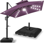Best Choice Products 10x10ft Cantilever Patio Umbrella w/Base Included by BestChoiceProducts