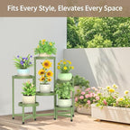 LASZOLA 6 Tiered Folding Plant Stand Indoor - Image 7