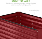 Best Choice Products 4x2x2ft Outdoor Metal Raised Garden Bed, Deep Root Box - Image 7
