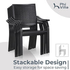 PHI VILLA 9 Pieces Outdoor Dining Set - Image 8