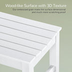 Stoog Outdoor Bench, 2-Person Patio Backless Bench, Outdoor Benches Weatherproof - Image 8