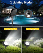 CORESLUX Solar Spot Lights Outdoor Waterproof IP68, 3-in-1 LED Cool Light Solar - Image 4
