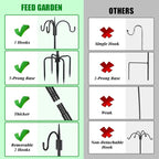 FEED GARDEN 92" Squirrel-Proof Bird Feeder Pole - Image 4