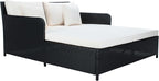 Safavieh PAT7500A Outdoor Collection Cadeo Black and White Cushion Daybed - Image 6
