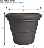 Tusco Products RR36ES Classic Rolled Rim Garden Planter - Image 2