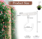 2.5in Ceiling Hooks for Hanging Plants 4Pack - Image 2