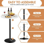 Shahoo Round Bar Table, Cocktail Table - Image 4