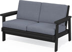 SERWALL HDPE Outdoor Patio Loveseat by SERWALL