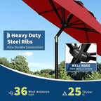 Garvee 10FT Patio Umbrella - Image 6