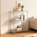 450 lbs Wire Storage Shelving 3-Tier Utility Shelving Unit Steel Organizer Wire - Image 5
