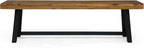 Christopher Knight Home Toby Outdoor Acacia Wood Bench, Sandblast Teak Finish by ChristopherKnightHome
