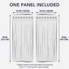 PureFit Outdoor Curtains for Patio Waterproof Weatherproof, UV Resistant - Image 6