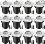 LED Landscape Lights, 12 Pack 7W Ground Lights by Unknown