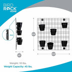 BIRDROCK HOME 6 Pot Garden Wall Grid - Image 2