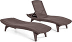 Keter Set of 2 Pacific Sun Lounge Chair Outdoor Chaise Pool Chairs - Image 10