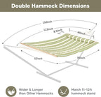 SUNCREAT Portable 2 Person Hammock - Image 6