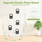 iDavosic.ly 5 Tier Folding Plant Stand Indoor Outdoor - Image 5