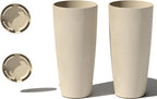 Veradek Vega Round Tall Planter Pots by VeradekOutdoor