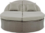 Merax Outdoor Sun Bed Patio 2-Person Daybed - Image 6