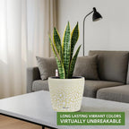 Dexceder 9x8 Inches Self Watering Planter Indoor Outdoor, Inner Pot Design - Image 6