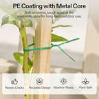 VIVOSUN Twist Ties, 328 ft PE-Coated Green Plant Ties - Image 2