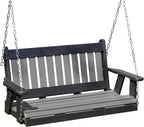 Mission Poly Lumber Wood 5FT Porch Swing Amish Craftsmandship Made in USA HDPE by Unknown