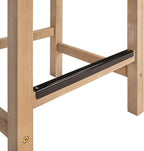 JONATHAN Y CSL1201A-SET2 Armand 25.6" Modern Coastal Backless Acacia Wood - Image 8