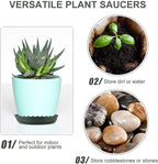 12Pcs Plant Saucer, 6 8 10 Inch Durable Plastic Plant Tray, Drip Tray - Image 3